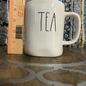 White Rae Dunn Tea Mug